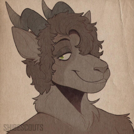 Flat Colored Headshot